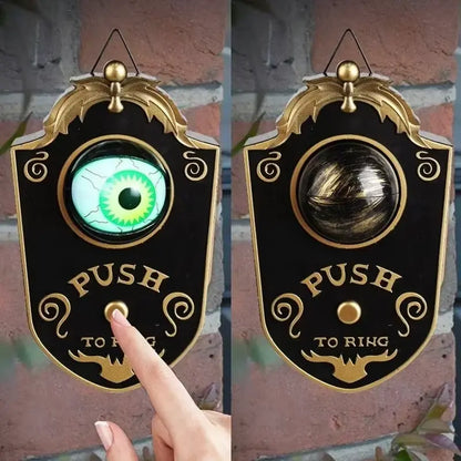 Hall-O-Glow Halloween Eye Decoration - Scary Plastic Ornaments Light