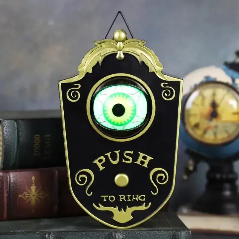 Hall-O-Glow Halloween Eye Decoration - Scary Plastic Ornaments Light