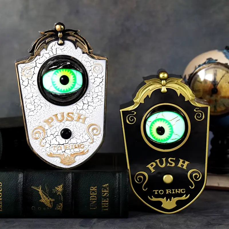Hall-O-Glow Halloween Eye Decoration - Scary Plastic Ornaments Light